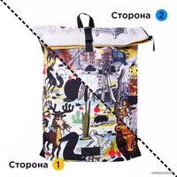 Городской рюкзак Офистон Маркет Животные/Архитектура, двусторонний