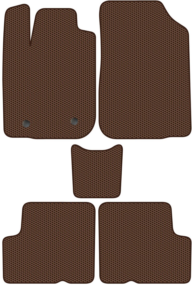 

Комплект ковриков для авто Alicosta Renault Logan I (седан) 2004 - 2016 (коричневый, сота)