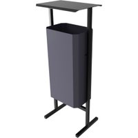 Уличная урна Allerd Стандарт 50л (серый)