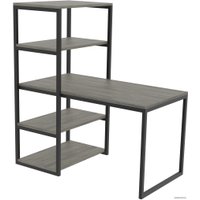 Стол TMB Loft Кортес Сосна 1200x600 40 мм (угольный серый)