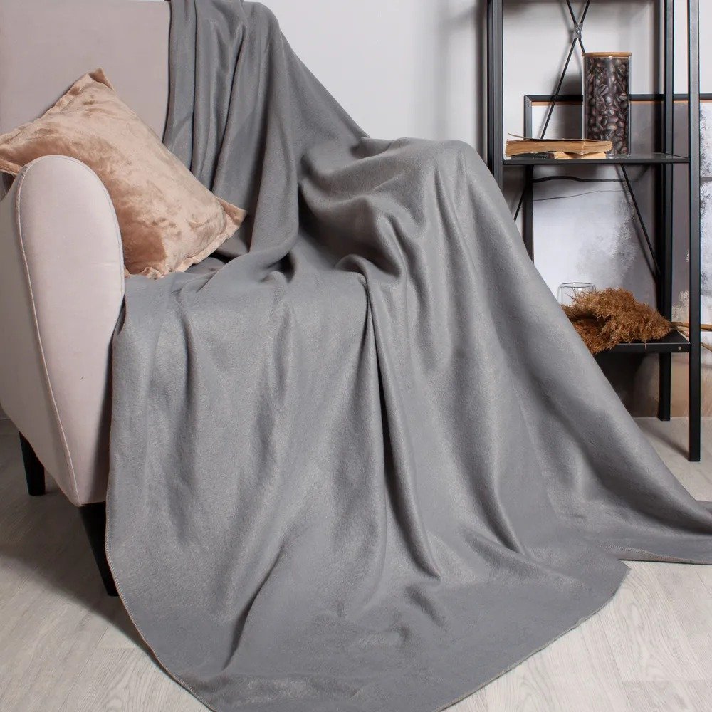 

Плед Casa Conforte London Basic 150x200 6155334 (серый)