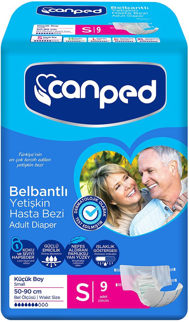 

Подгузники для взрослых Canped Aio (S, 9 шт)