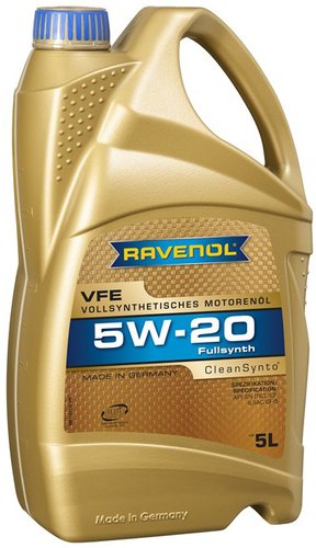Моторное масло Ravenol VFE SAE 5W-20 5л