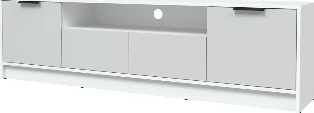 

Тумба Интерлиния ТВ Концепт КТ-ТВ4-50 Глосс (белый платинум/грей)