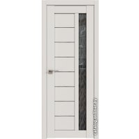 Межкомнатная дверь ProfilDoors 37U L 70x200 (дарквайт, стекло дождь черный)