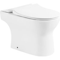 Унитаз напольный BelBagno BB130CPR/SC (с сиденьем)