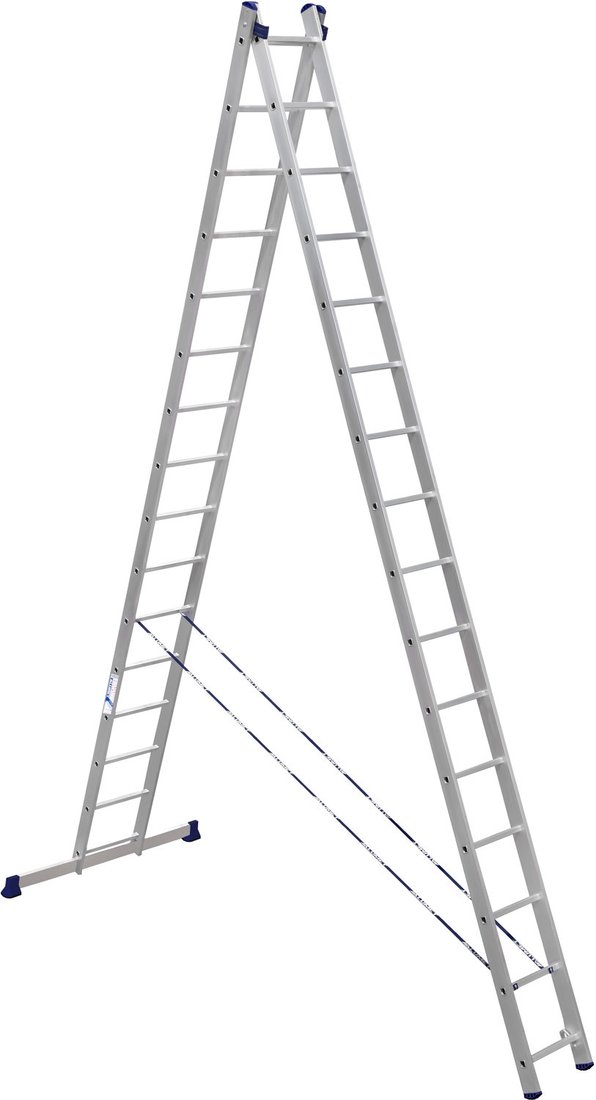 Лестница-стремянка Алюмет двухсекционная универсальная 6216 2x16