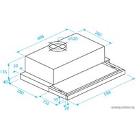 Кухонная вытяжка BEKO CTB 6407 X