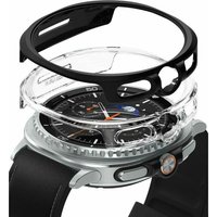 Чехол Ringke Slim для Galaxy Watch 8 Classic 46mm Clear(1шт) + Matte Black(1шт)