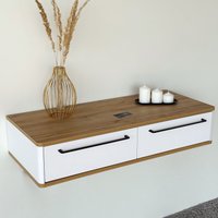 Туалетный столик без зеркала Shtabe Royal 5210 эко (дуб кантри/р.черная)