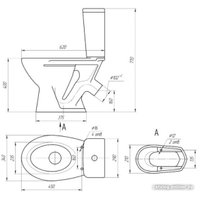 Унитаз напольный Универсал Обь