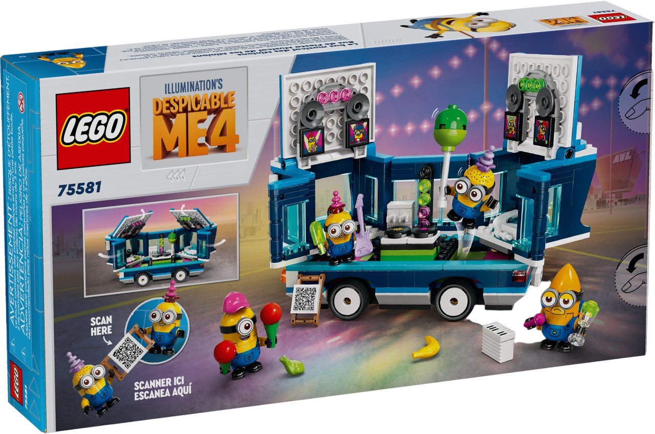 

Конструктор LEGO Despicable Me 4 75581 Автобусная вечеринка с музыкой от миньонов
