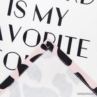 Полотенце Этель Leopard 5423079 (розовый/черный)