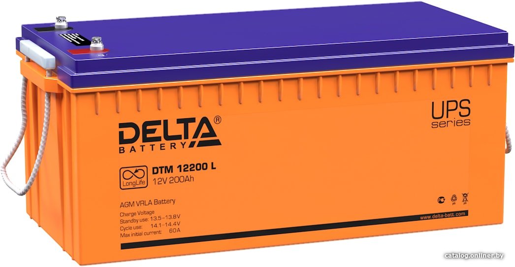 Аккумулятор для ИБП Delta DTM 12200 I (12В/200 А·ч)