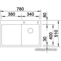 Кухонная мойка Blanco Claron 4 S-IF (правая)