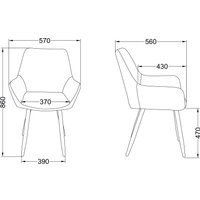 Стул AksHome Pablo (черный велюр HLR-66/черный)