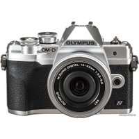 Беззеркальный фотоаппарат Olympus OM-D E-M10 Mark IV Kit 14-42mm (серебристый)