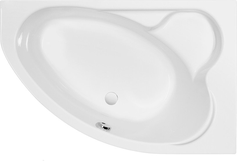 

Ванна Cersanit Kaliope 153x100 R 63442 (с ножками, экраном и сифоном Prime черный)