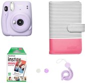 Instax Mini 11 Geometric Set (фиолетовый)