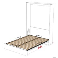 Кровать-трансформер Макс Стайл Studio 18мм 160x200 (Egger серый пыльный U732 ST9)