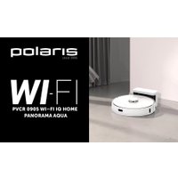 Робот-пылесос Polaris PVCR 0905 WIFI IQ Home Panorama Aqua (белый)