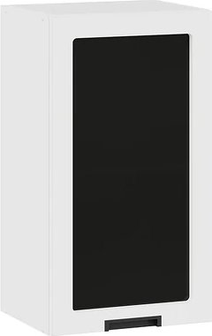 

Шкаф навесной Трия Гренада 1В4С (белый/холст белый)