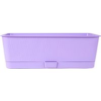 Вазон 5 Plast Прованс Балконный ящик (6 л, лавандовый, с подставкой)