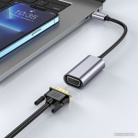 Адаптер Hoco UA21 USB Type-C - VGA