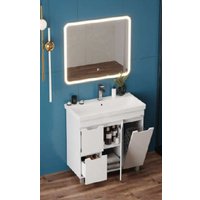  Onika Тумба под умывальник Айленд 90 109030 (с корзиной)