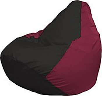 

Кресло-мешок Flagman Груша Мини Г0.1-394 (чёрный/бордовый)