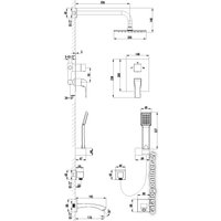 Душевая система  Lemark LM4522C