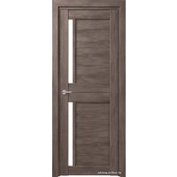 Межкомнатная дверь Юркас Deform D17 ДО 90x200 (дуб шале графит/lacobel белый лак)