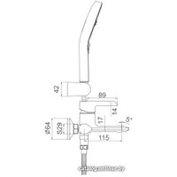 Смеситель Gappo G3203-8