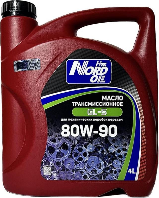 

Трансмиссионное масло Nord Oil GL-5 80W-90 4л
