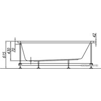 Ванна Kolpa-San Tamia 150x70