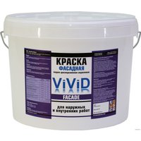 Краска ViViD фасадная ViViD-Faсade (белый, 25 кг)