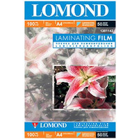 Пленка для ламинирования Lomond Laminating Film A4 100 мкм 50 пакетов 1301142