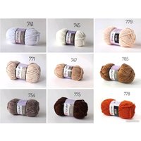 Пряжа для вязания Yarnart Dolce 100% микрополиэстер 775 100 г (120 м, горький шоколад/коричневый)