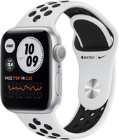 Apple Watch Series 6 Nike 40 мм (алюминий серебристый/чистая платина)