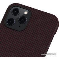 Чехол для телефона Pitaka MagEZ для iPhone 12 Pro Max (plain, черный/красный)
