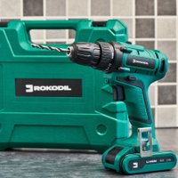 Дрель-шуруповерт Rokodil Twist 2 Pro (1 АКБ, кейс, оснастка)