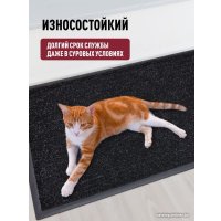 Придверный коврик ComeForte Floor Mat Стандарт 80x120 (черный)