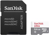 Ultra SDSQUNR-064G-GN3MA microSDXC 64GB (с адаптером)