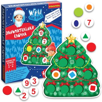 Мозаика/пазл Bondibon Занимательная елочка ВВ4882