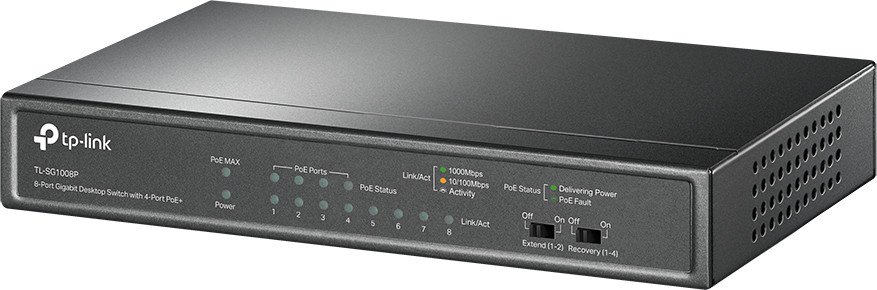 

Неуправляемый коммутатор TP-Link TL-SG1008P V7