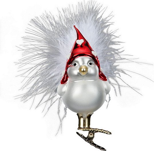 

Елочная игрушка Inge's Christmas Прелестные перышки (птица) 10101S024