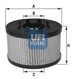 

Масляный фильтр UFI 2501500