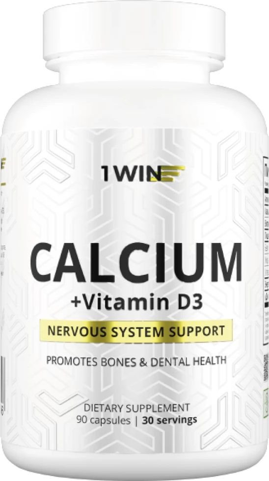 

Витамины, минералы 1WIN Кальций + Vitamin D3 (90 капсул)