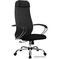 Офисное кресло Metta SU-1-BK Комплект 23, Ch ов/сечен (пластиковые ролики, темно-серый)