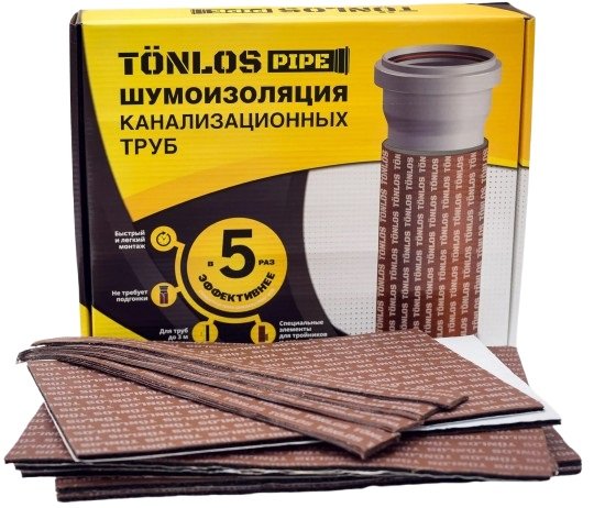 

Шумоизоляция Tonlos Pipe